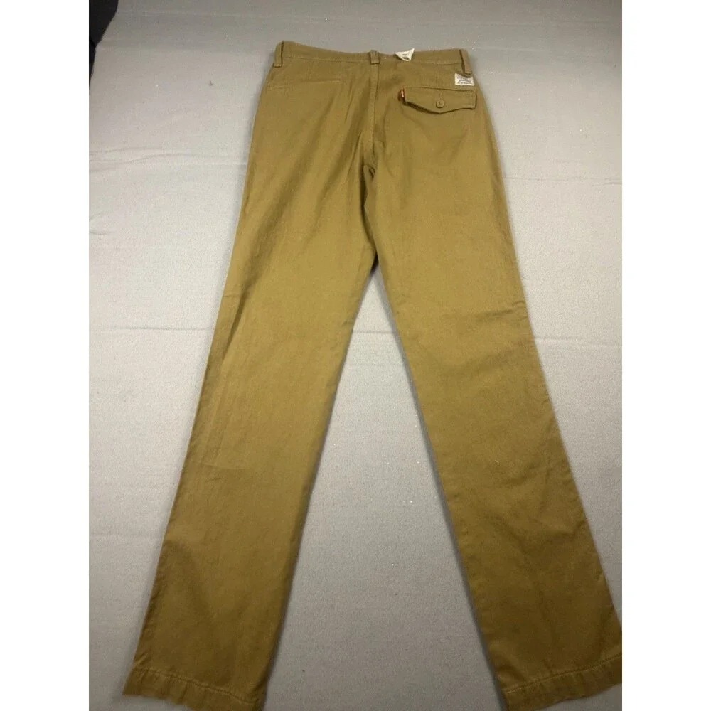 Levi's XX Chino Relaxed Fit Twill Chino Pants Tan Straight Leg Pockets 28